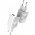 Baseus Wall Charger CN USB QC3 18W with Adapter EU, White 
