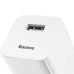 Baseus Wall Charger CN USB QC3 18W with Adapter EU, White 