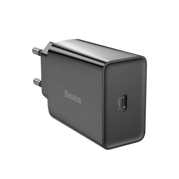 Baseus Wall Charger Speed Mini 1C 1*Type-C 20W, Black