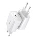 Baseus Wall Charger Speed Mini 1C 1*Type-C 20W, White