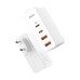 Baseus Wall Charger GaN2 Pro 2*USB-A+2*Type-C 100W, White