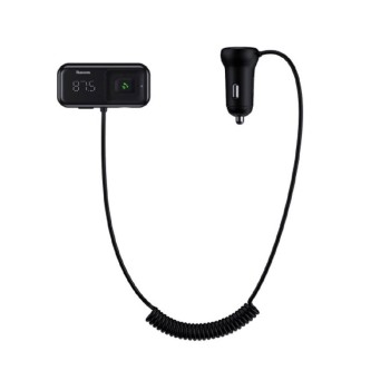 Baseus Car Charger MP3 Typed S-16 2xUSB 3.1A, Black