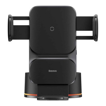 Baseus Wisdom Auto Alignment Car Mount Wireless Charger（QI 15W（Suction Base), Black
