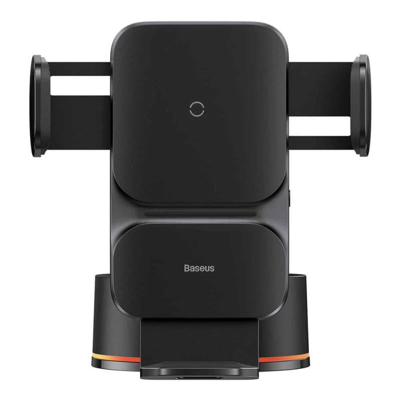 Baseus Wisdom Auto Alignment Car Mount Wireless Charger（QI 15W（Suction Base), Black
