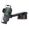 Baseus Wisdom Auto Alignment Car Mount Wireless Charger（QI 15W（Suction Base), Black