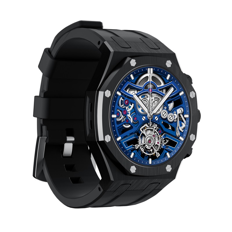 Charome Smart Watch HD Call T12 Amoled, Black 