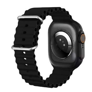 Charome Smart Watch HD Call T8s Ultra Max, With 2 Straps, Black