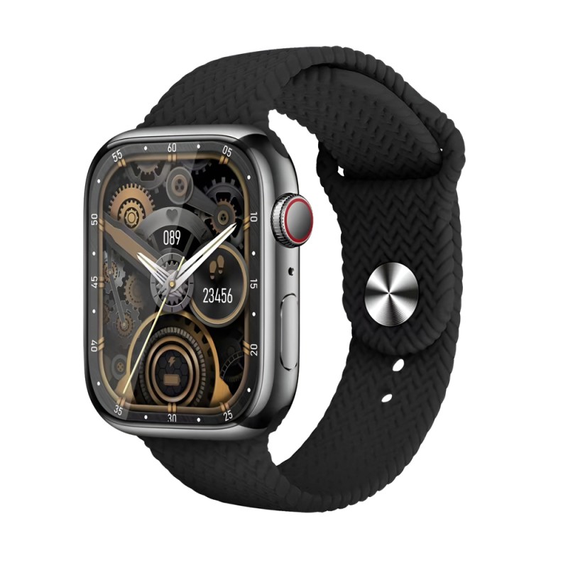 Charome Smart Watch HD Call T9 Amoled, Black 