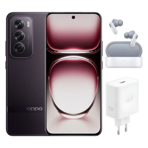 OPPO Reno 12 Pro 5G 12/512GB Nebula Black + OPPO TWS Headphones Enco Buds2 Pro + OPPO Power Adapter SUPERVOOC 80W