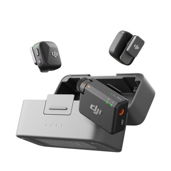 DJI Mic Mini (2 TX + 1 RX+ Charging case) Wireless Lavalier Microphone