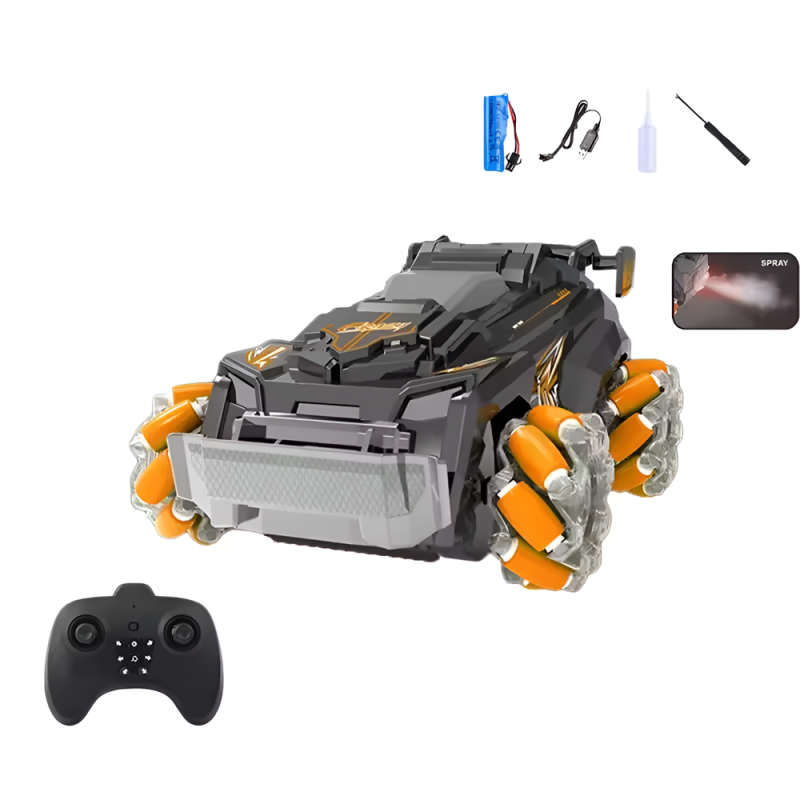 P-Ron RC Car Camera real-time (1080p) with Phone BT Control, Orange