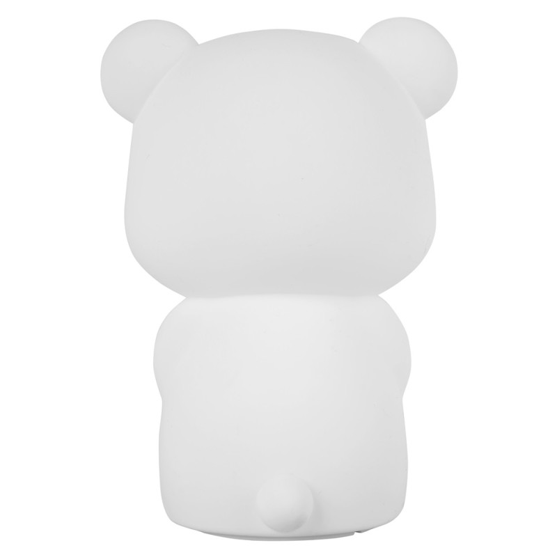 Cute Series Bear Silicone Night Light, White