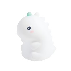 Cute Series Dinosaur Silicone Night Light, White