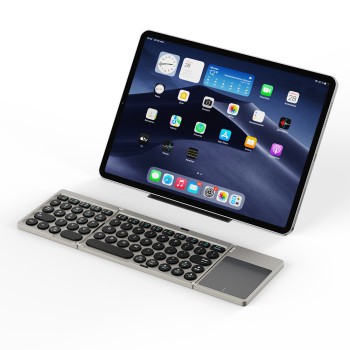 DUX DUCIS Bluetooth Tri-fold Touch Keyboard OK Flip Series