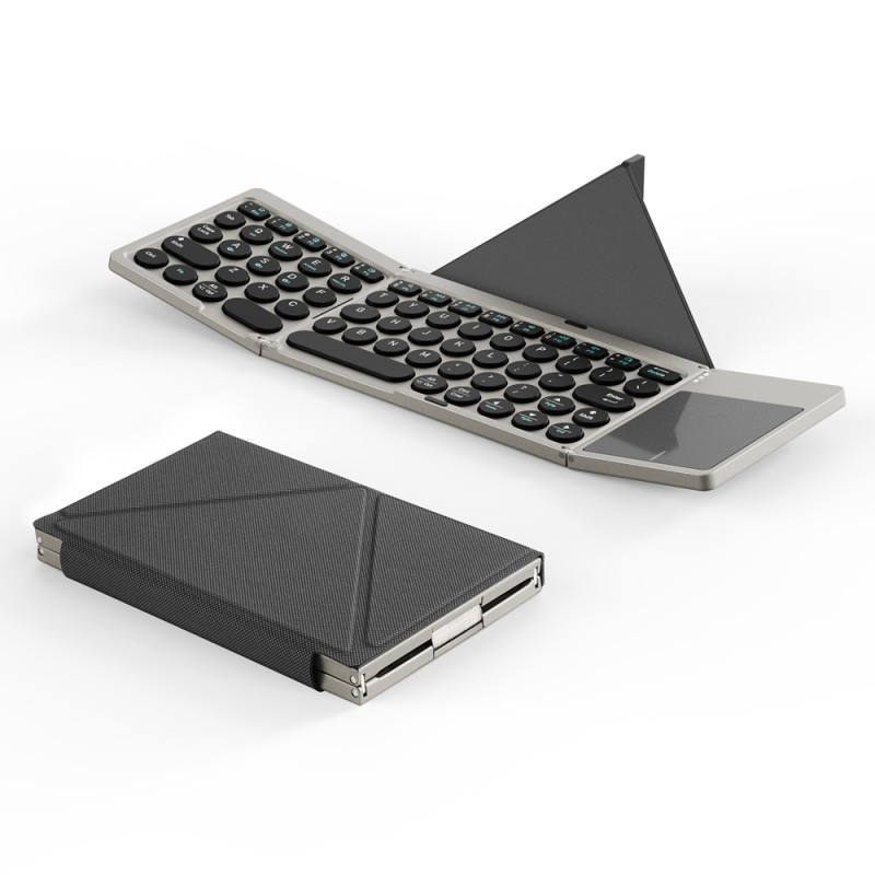 DUX DUCIS Bluetooth Tri-fold Touch Keyboard OK Flip Series