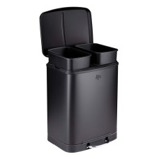 Dirt Devil Pedal Bin 2x12 L Soft Close Black DDPBIN2X12