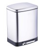 Dirt Devil Pedal Bin 2x12 L Soft Close Silver DDPBIN2X12
