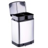 Dirt Devil Pedal Bin 2x12 L Soft Close Silver DDPBIN2X12
