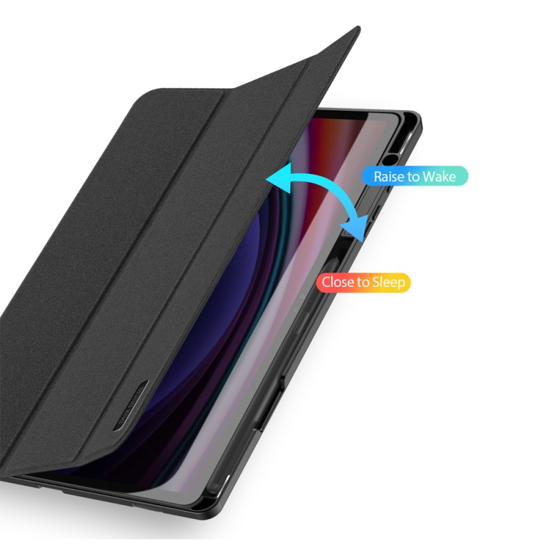 DUX DUCIS Tablet Case Samsung Tab S10 Plus / S9 Plus / S9 FE Plus DOMO, Black
