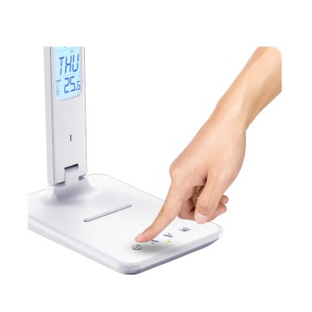 Yesido Foldable LED Desk Lamp with Wireless Charging 10W, 5 Lighting Modes, White