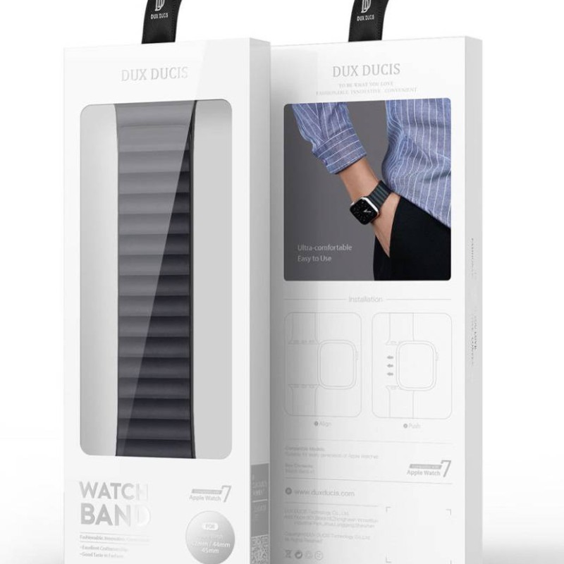 DUX DUCIS Strap Chain Version Apple Watch 38MM/40MM/41MM, Black