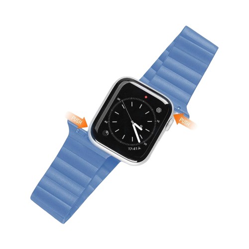 DUX DUCIS Strap Silicone Chain Apple Watch 42MM/44MM/45MM, Blue