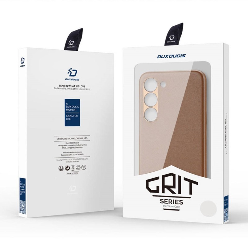 DUX DUCIS Case Samsung S23 Plus Grit, Brown