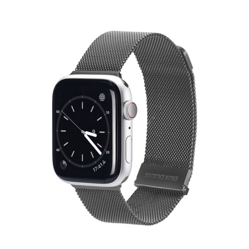 DUX DUCIS Strap Milanese Version Apple Watch 42MM/44MM/45MM, Gun Grey