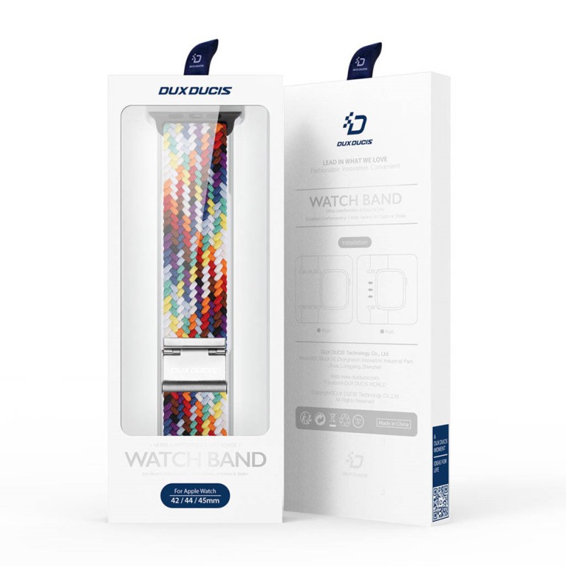 DUX DUCIS Strap Mixture II Version Apple Watch 38MM/40MM/41MM, Rainbow