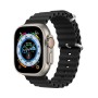 DUX DUCIS Strap Ocean Wave Version Apple Watch 42MM/44MM/45MM, Black