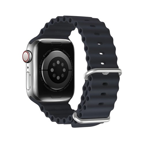 DUX DUCIS Strap Ocean Wave Version Apple Watch 42MM/44MM/45MM, Mid-Night Blue