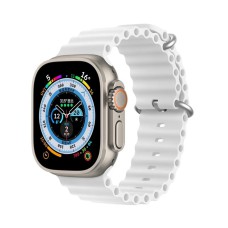DUX DUCIS Strap Ocean Wave Version Apple Watch 42MM/44MM/45MM, White
