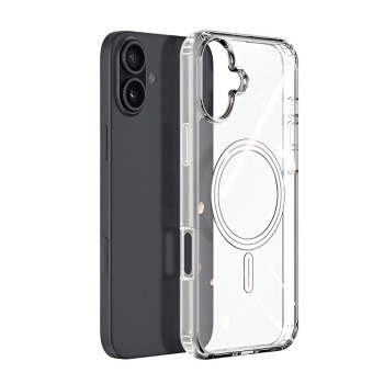 DUX DUCIS Case TPU for iPhone 16 Clin with MagSafe, Clear