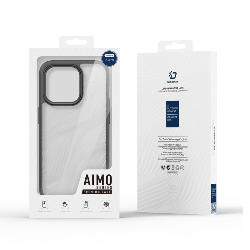 DUX DUCIS Case iPhone 15 Pro AIMO, Black