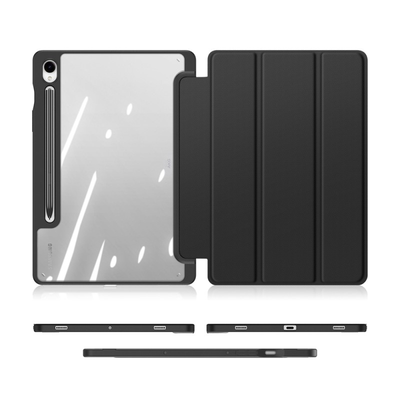 DUX DUCIS Tablet Case Samsung Tab S10 Lite / S10 FE / S9 / S9 FE Toby, Black