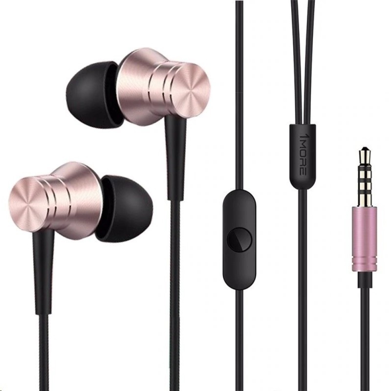 1More In-Ear Earphones Piston Fit 3.5mm with Mic E1009, Pink