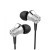 1More In-Ear Earphones Piston Fit 3.5mm with Mic E1009, Silver