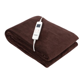 NOVEEN Electric Heated Blanket EB655 Brown 180x130 cm