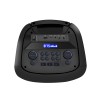 Eden Party Speaker ED-1006 with 2 Wireless Microphones, Mega Bass, 100W, H=82cm, Black
