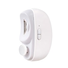 Electric Nail Clipper, Nail File and Manicure, CH705, White