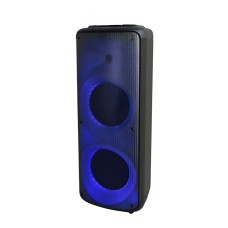 Eden Party Speaker ED-1007 with 2 Wireless Microphones 100W, Black