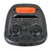 Eden Party Speaker ED-839 with 2 Wireless Microphones 80W, H=72cm, Black