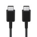 Samsung Cable Type-C to Type-C 25W 3A 1m, Black