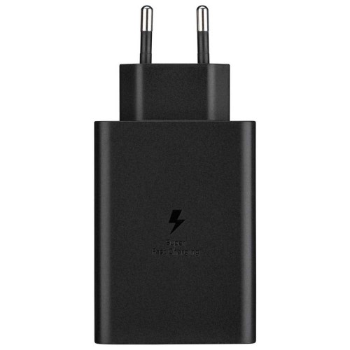 Samsung Wall Charger 2xType-C + 1xType-A Super Fast Charging 65W Trio, Black