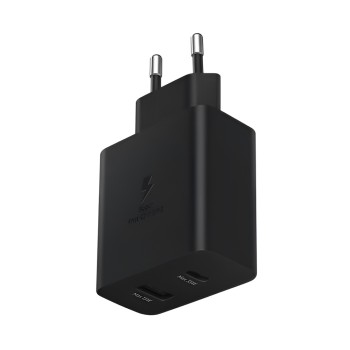 Samsung Wall Charger 1xType-C +1xType-A Super Fast Charging 35W Duo, Black