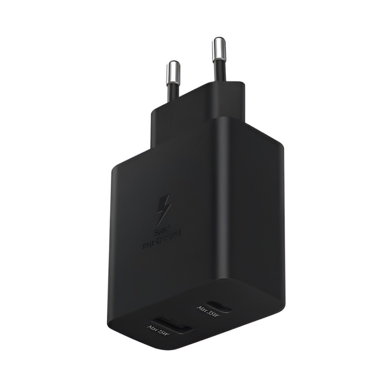 Samsung Wall Charger 1xType-C +1xType-A Super Fast Charging 35W Duo, Black