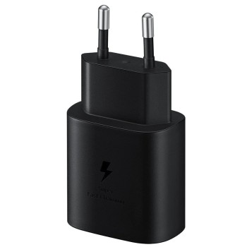 Samsung Wall Charger 1xType-C Super Fast Charging 25W (w/o cable), Black