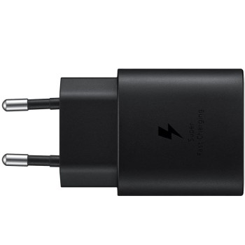 Samsung Wall Charger 1xType-C Super Fast Charging 25W (w/o cable), Black