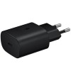 Samsung Wall Charger 1xType-C Super Fast Charging 25W (w/o cable), Black