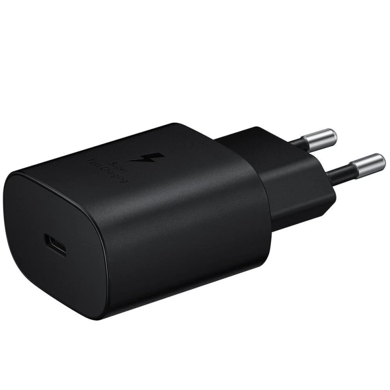 Samsung Wall Charger 1xType-C Super Fast Charging 25W (w/o cable), Black